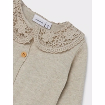 NAME IT Flæse Cardigan Tesol Peyote Melange